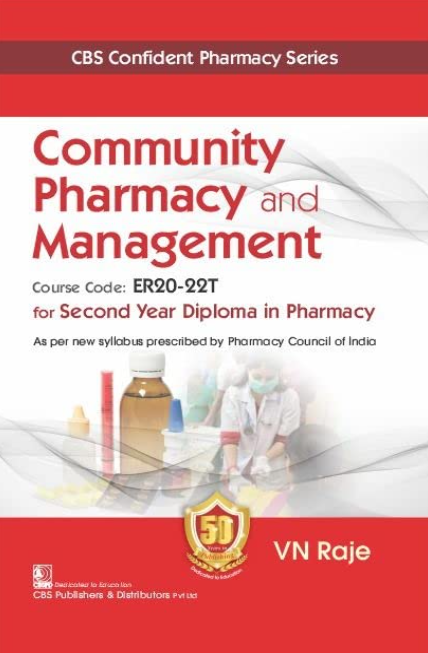  CBS Confident Pharmacy Series Community Pharmacy and Management for Second Year Diploma in Pharmacy